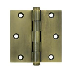 Deltana DSB35-R 3-1/2" x 3-1/2" Residential Square Hinge, Pair