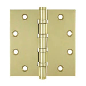 Deltana DSB45B 4-1/2" x 4-1/2" Square Hinge, Ball Bearing, Pair