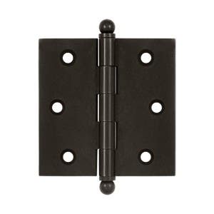 Deltana CH2525 2-1/2" x 2-1/2" Cabinet Hinge w/ Ball Tip, Pair