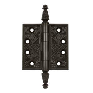 Deltana DSBP35 3-1/2" x 3-1/2" Square Ornate Hinge, Pair