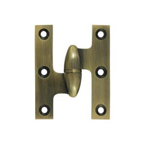 Deltana OK2520 2-1/2" x 2" Olive Knuckle Hinge