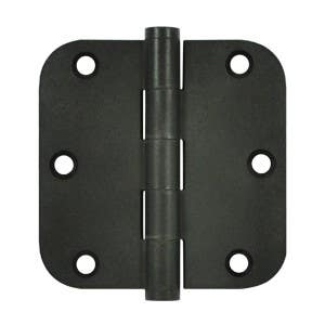 Deltana DSB35R5-R 3-1/2" x 3-1/2" x 5/8" Radius Hinge, Pair