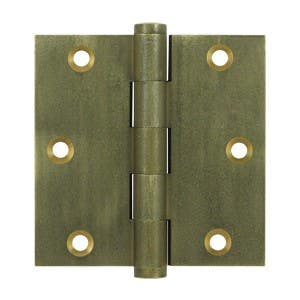Deltana DSB35 3-1/2" x 3-1/2" Square Hinge, Pair