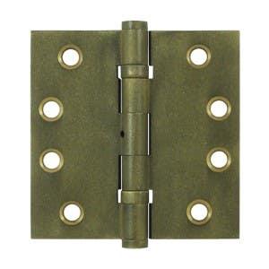 Deltana DSB4NB 4" x 4" Square Hinge, Ball Bearing, NRP, Pair