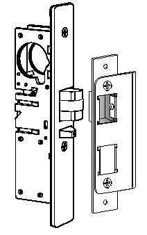 Jacknob 4530 Hinge Bracket Top w/ Zamac Material & Polished Chrome Finish