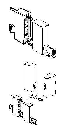 Adams Rite 4024, 4025, 4026 Series Cylinder Pulls