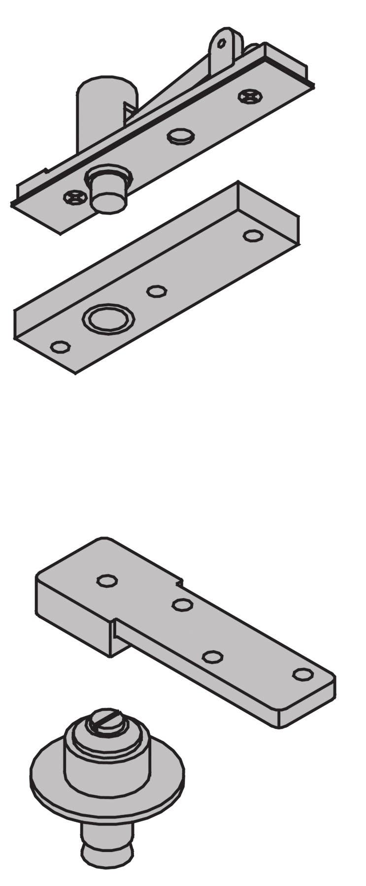 Ives 7253  1-1/2" Pivot - Center Hung