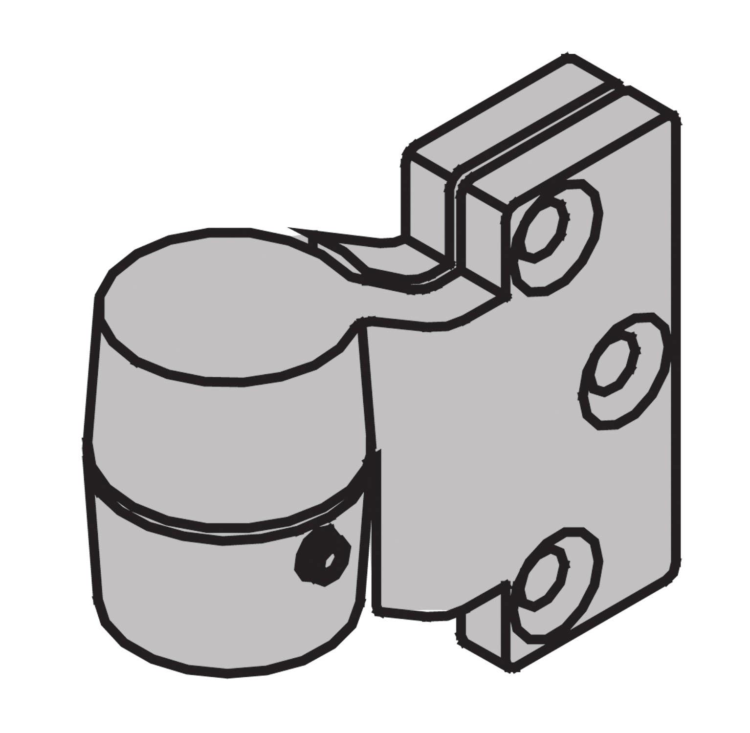 Ives 7222 3/4" Offset Pivot