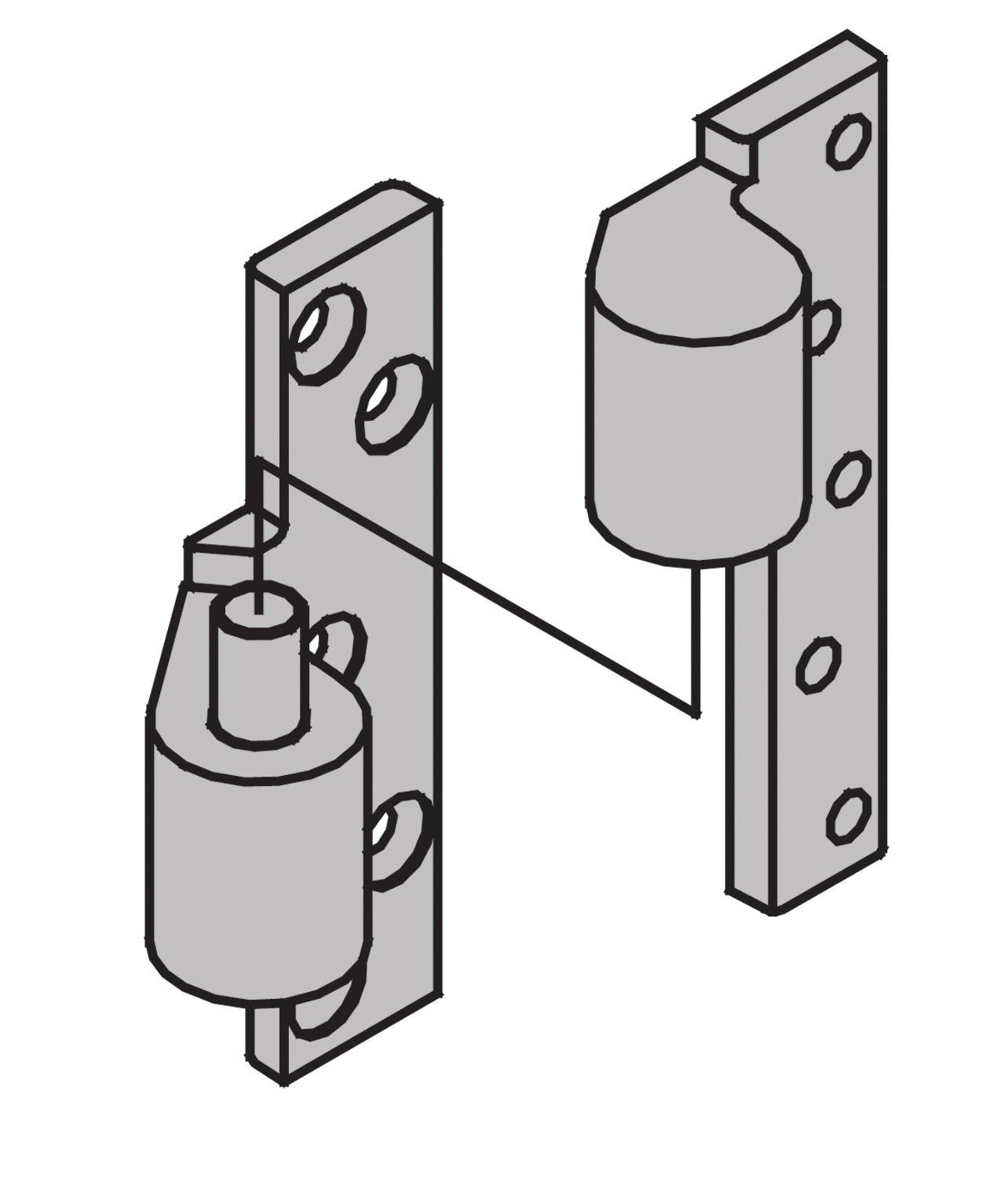 Ives 7226 3/4" Offset Pivot