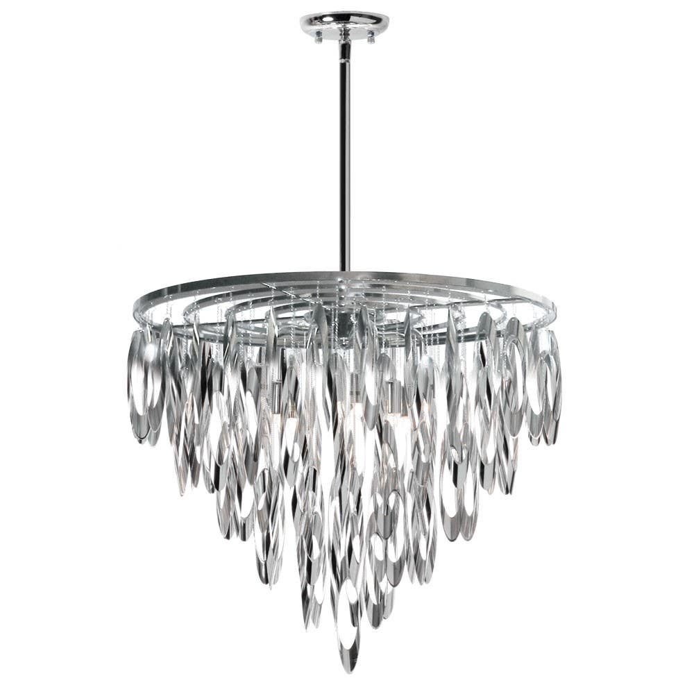 Dainolite ALL 8 Light Chandelier Polished Chrome Finish
