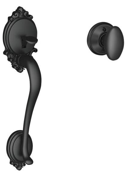 Schlage FE285 BRK Brookshire Lower Half - Front Entry Set