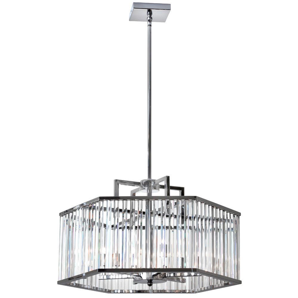 Dainolite ARU 6 Light Crystal Chandelier