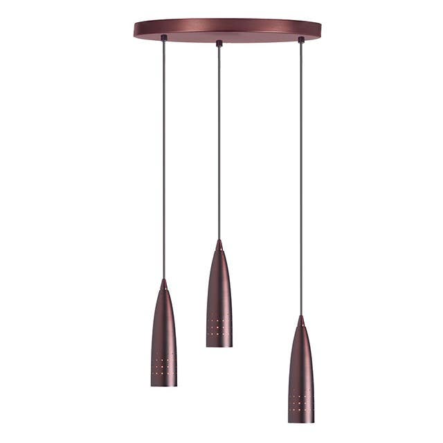 Dainolite DHC3601 (K) 3LT Round Pendant