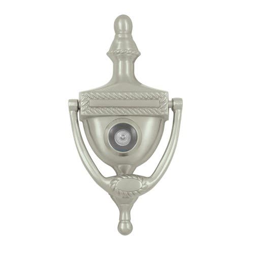 Deltana DKV6R Door Knocker-Viewer, Victorian Rope