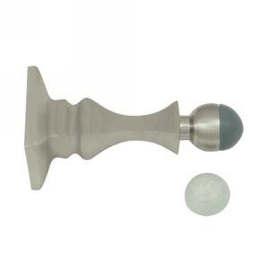 Deltana BDH35 3-1/2" Baseboard Door Bumper, HD, Solid Brass