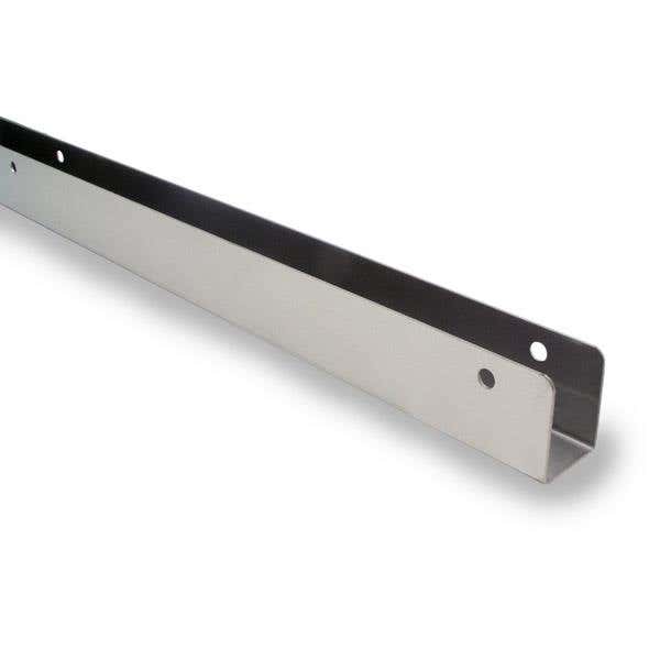 Jacknob 185369 U-bracket 1" X 63" Stamped Met-12595 w/ Stainless Steel Material & Satin Finish