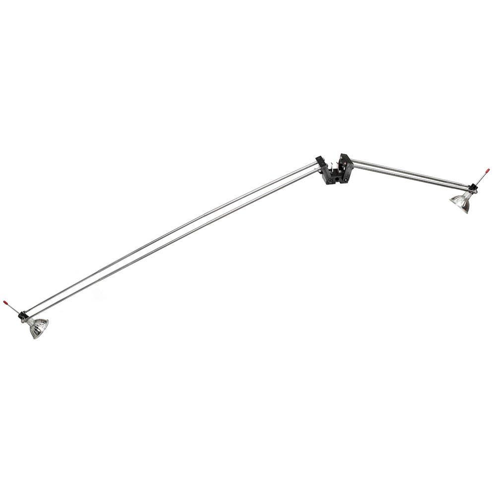 Dainolite DLHA5522 Telescopic Display Light, C/w TransFormer, Black / Chrome