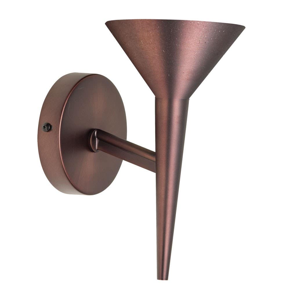 Dainolite DLSLW4400 1 Light Oil Brushed Bronze Halogen Wall Light Metal Oil Brushed Bronze Shade