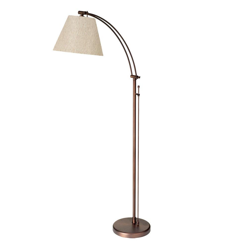 Dainolite DM2578 Adjustable Floor Lamp, Rotary Dimmer Switch