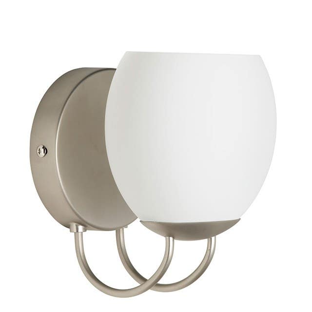 Dainolite DLSLW8800 Single Wall Sconce, White Frosted Glass