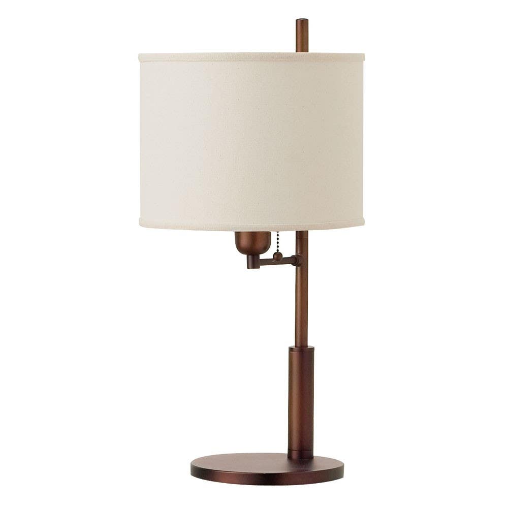 Dainolite DM908 OBB Table Lamp Linen Shd