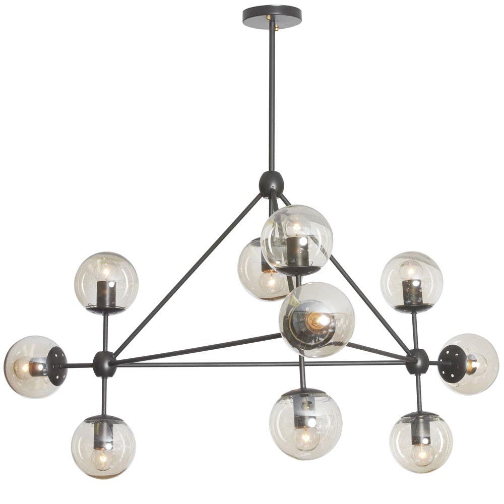 Dainolite DMI 10 Light Triangular Chandelier