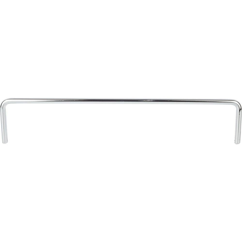 Hardware Resources RAIL Metal Shelf Rail, Height-1 3/4", Diameter-6 mm, Polished Chrome