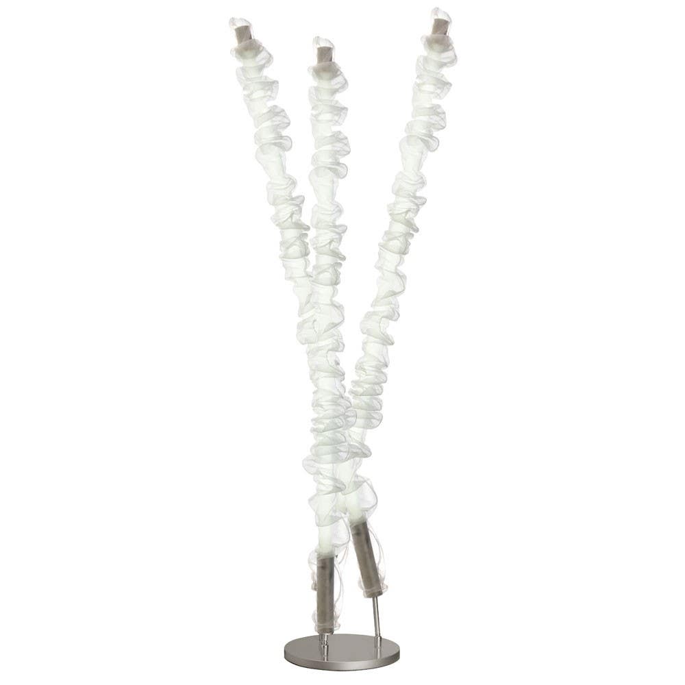 Dainolite DSX 3 Light White Fluorescent Light Stick w/ Whit Organza Scrunchies
