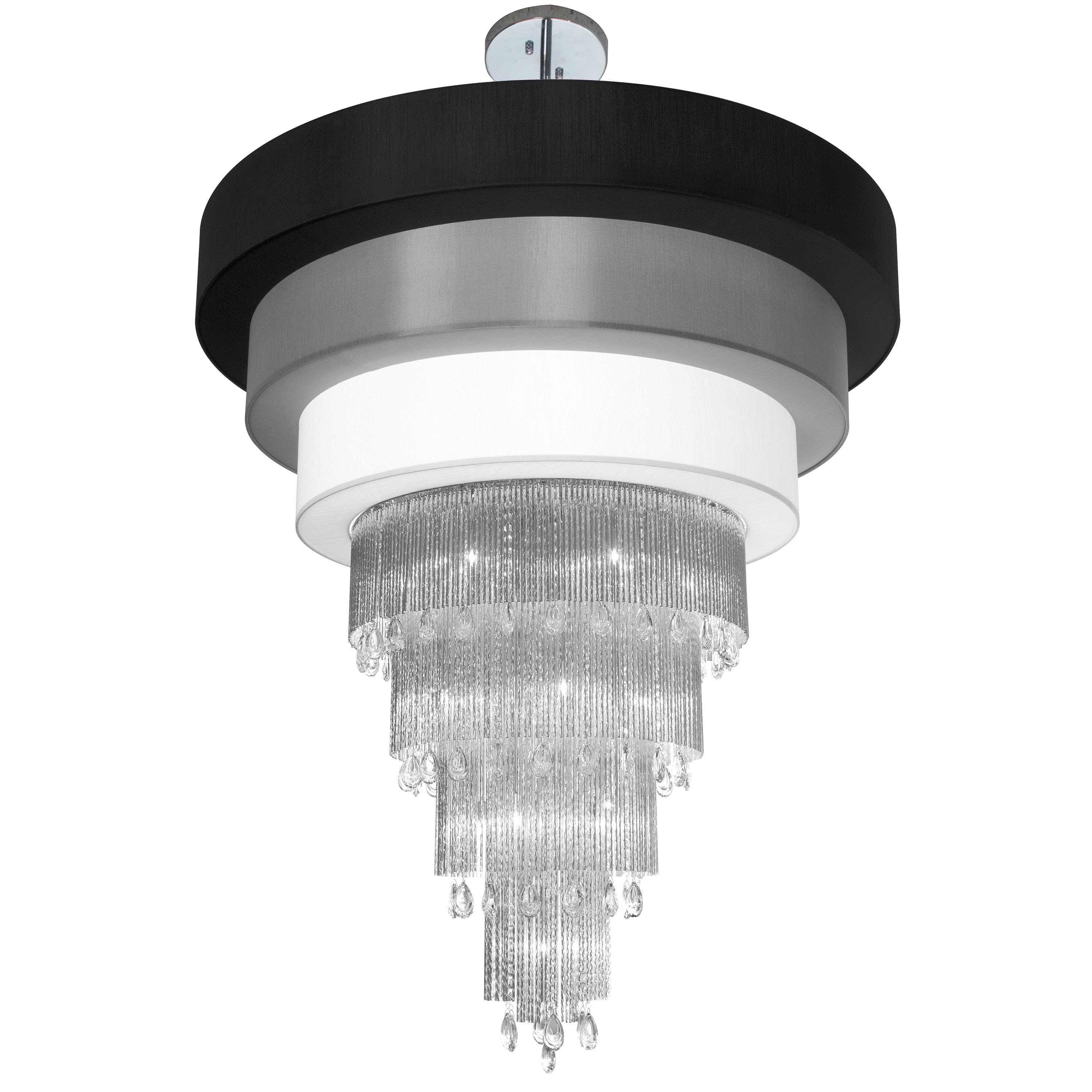 Dainolite INT 20LT Chandelier, Polished Chrome Finish