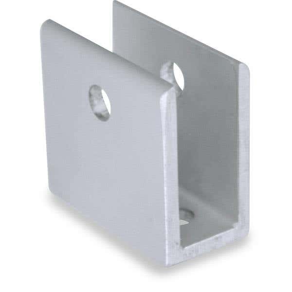 Jacknob 1 U-bracket w/ Aluminum Material & Clear Anodized Finish