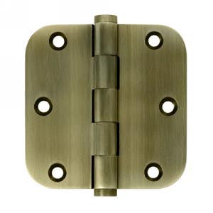 Deltana DSB35R5 3-1/2" x 3-1/2" x 5/8" Radius Hinge, Pair
