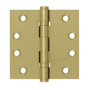 Deltana DSB4B 4" x 4" Square Hinge, Ball Bearing, Pair