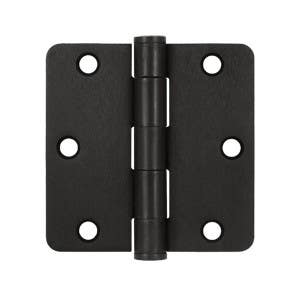 Deltana S35R4HD 3-1/2" x 3-1/2" x 1/4" Radius Hinge, HD, Pair