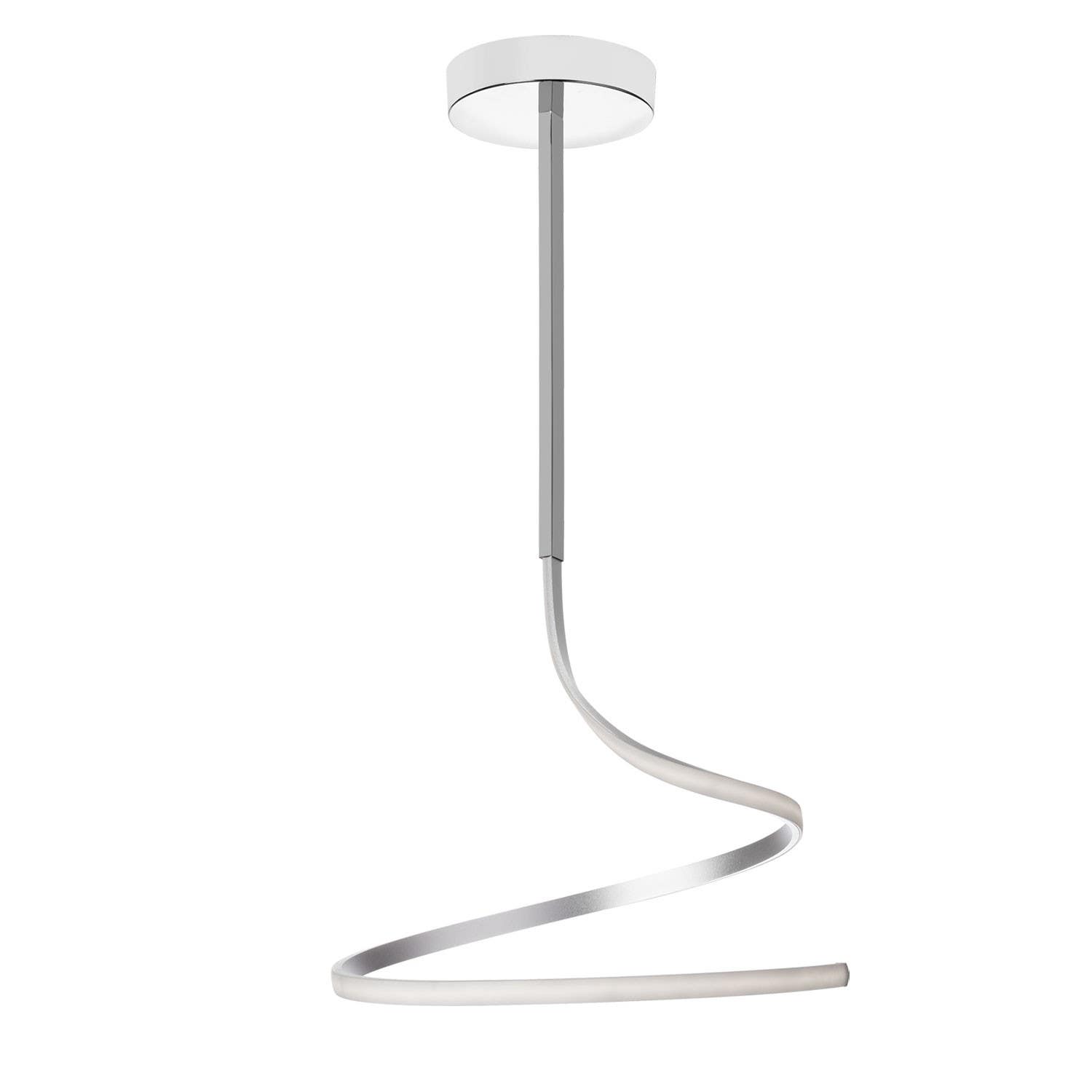 Dainolite LIS 30Watt Wave,LED, Pendant, Silver / Polished Chrome