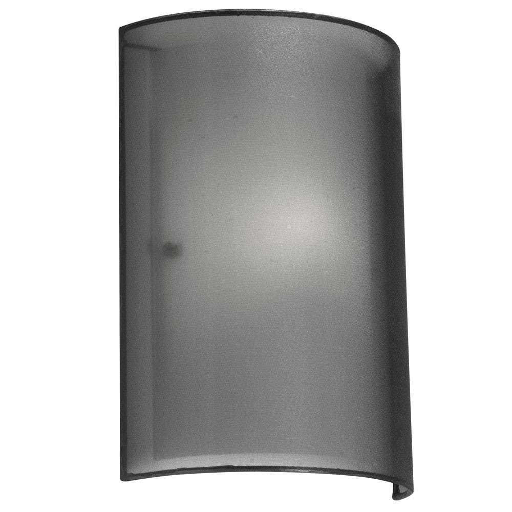 Dainolite MEL 1 Light Wall Sconce, Inside Shade White Frosted Glass