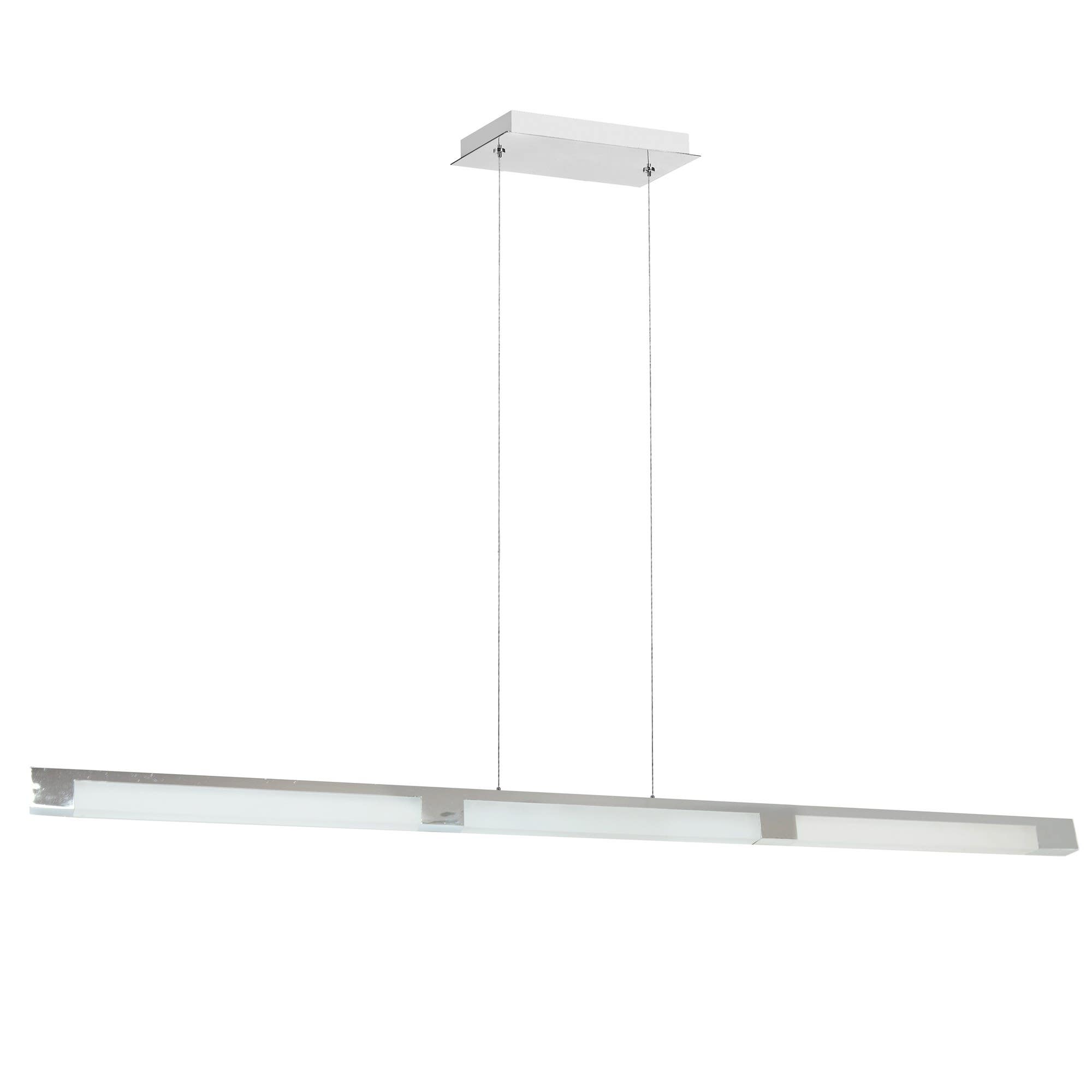 Dainolite SOH 42" LED Pendant, Polished Chrome Finish