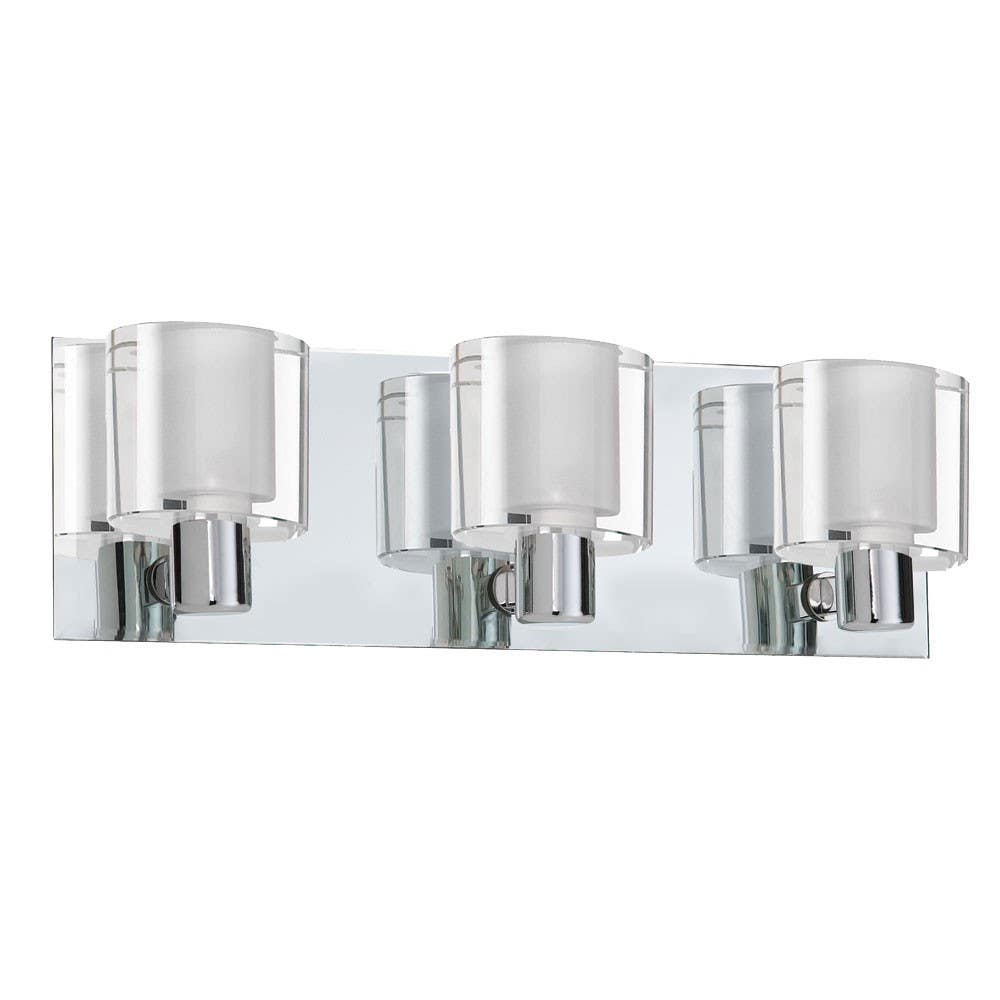 Dainolite V89 Vanity Fixture, Polished Chrome Finish