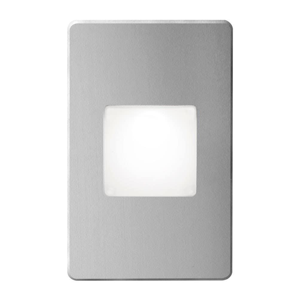Dainolite DLEDW Rectangle Indoor / Outdoor 3W LED Wall Light with White Lens