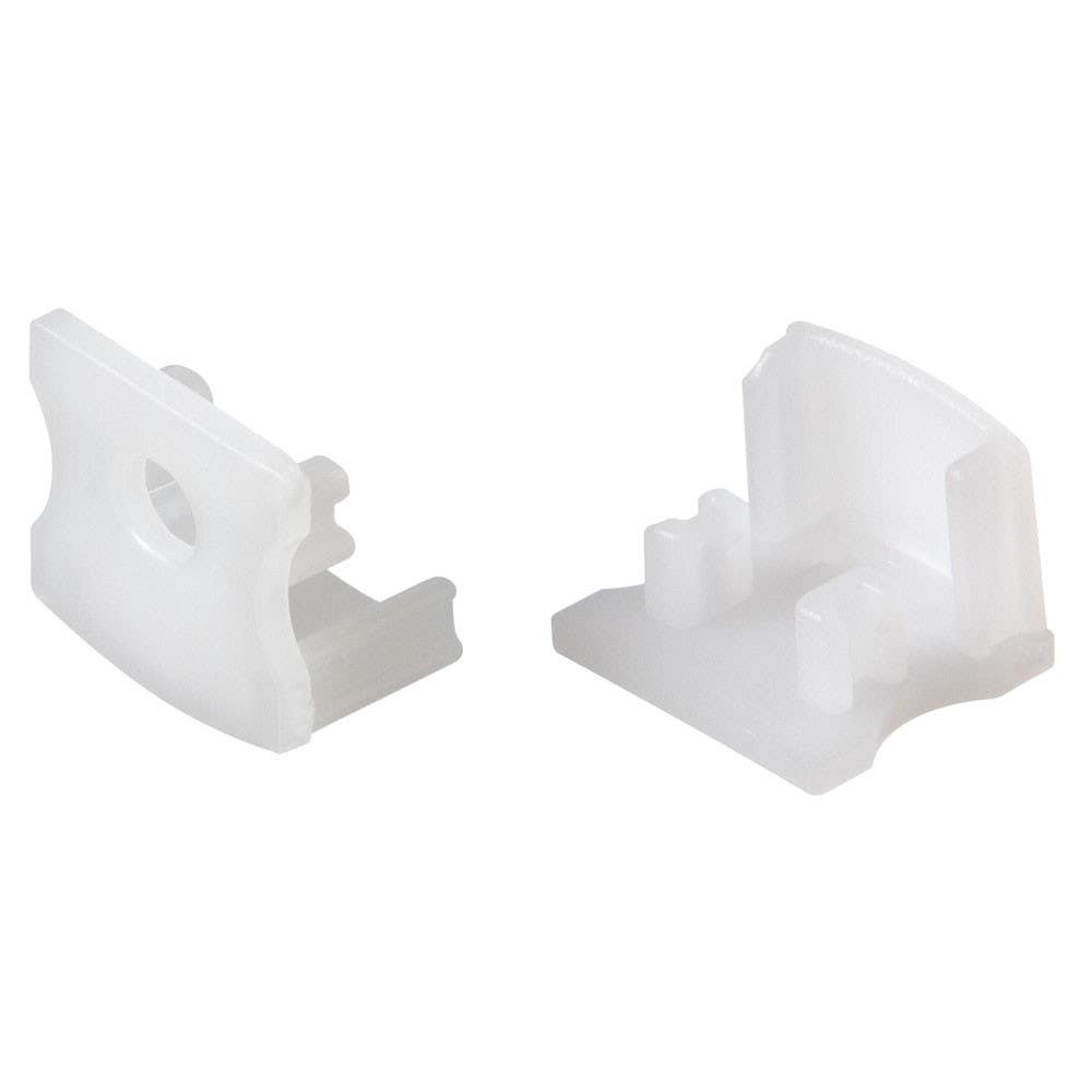 Dainolite LD End Cap Set for LD-TRK-LPA1 - Aluminum Extrusion