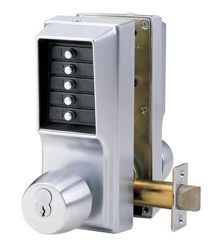 KABA Simplex EE1000 Series Cylindrical Lock w/ Knobs, Entry/Egress (Back-to-Back)