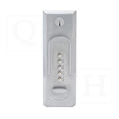 KABA Simplex 2015 Exit Trim, Combination Entry w/ Thumbturn Style Knob+ ,Finish-Satin Chrome
