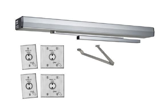 Norton 6342K2 Hands-Free Kit - Includes Operator, Push & Pull Arms & (2) 700 Touch Less Switches