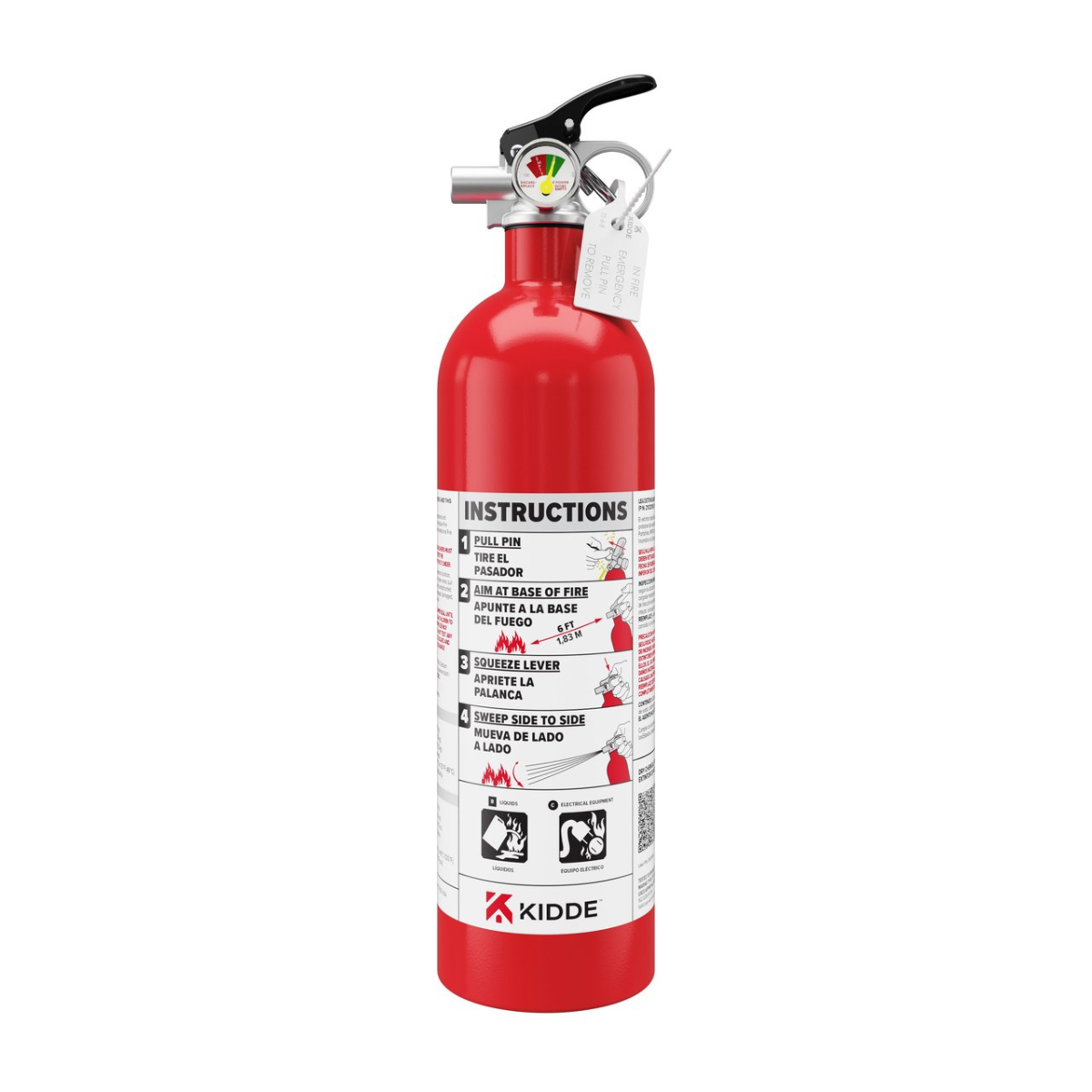 Kidde KD57-5BC Fire Extinguishers 2  - Mini-MDV, Disposable, FF, Red