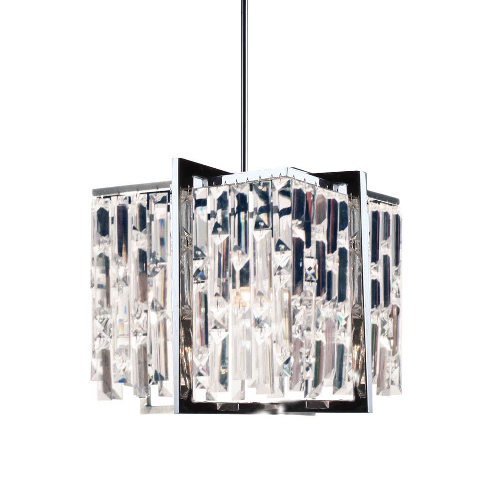 Dainolite ALR 4 Light Crystal Chandelier OR Flush Mount