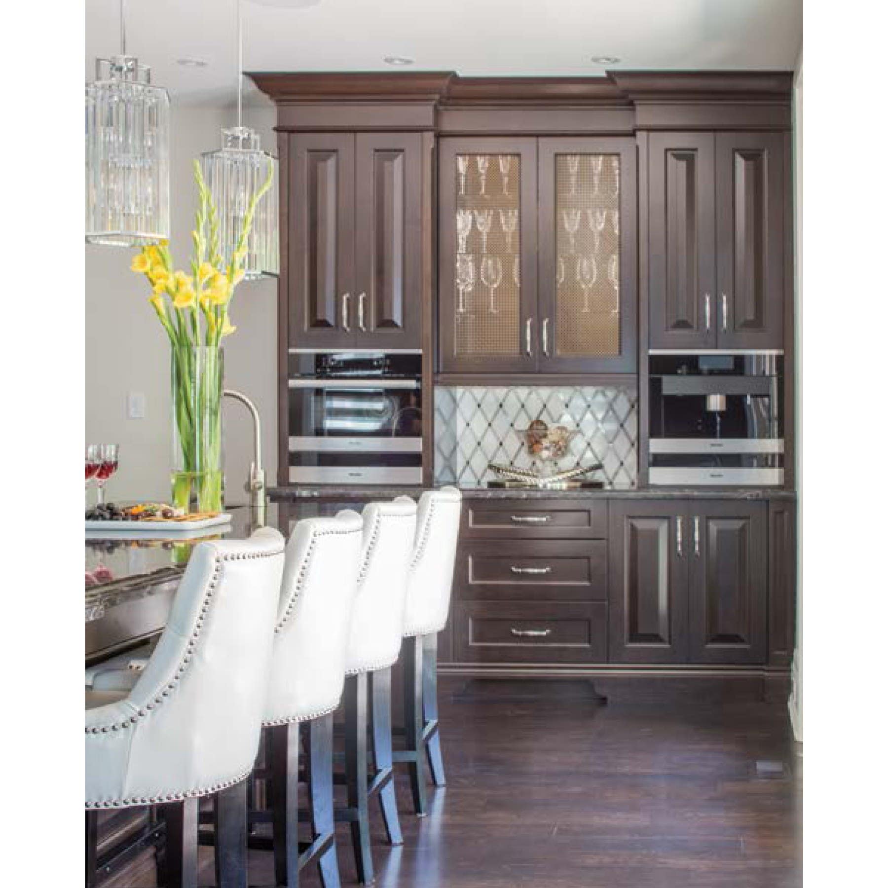 Dainolite ARU 6 Light Crystal Foyer Lantern