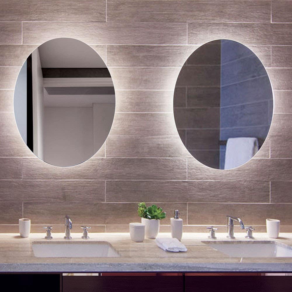 Dainolite MLED Oval Backlit Mirror