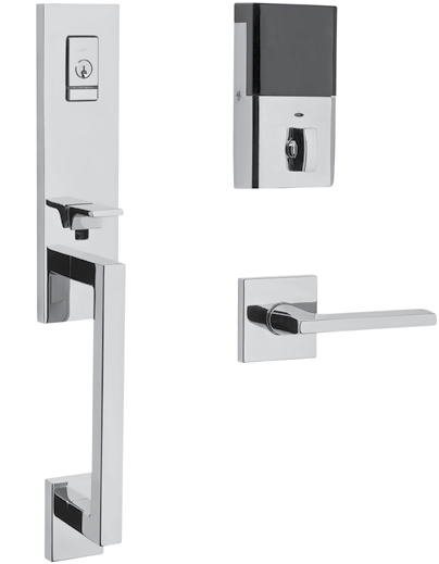 Baldwin Estate Hardware Series 85391 Minneapolis 3/4 Escutcheon Handleset Emergency Egress w/ 5162 Door Lever