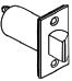 Cal-Royal UL-SHIL238 2 3/8? UL-listed Spring Latch, 2 1/4" x 1" Faceplate (Passage Only )