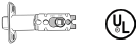 Cal-Royal ULLGPAS-3 UL-Listed Adjustable Spring Latch W/ Round Corner