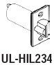 Cal-Royal UL-HIL234 Dead Latch For Lever Lock (For Entry Only)